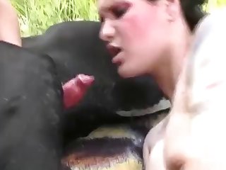Dog Wakes Up Mom To Fuck